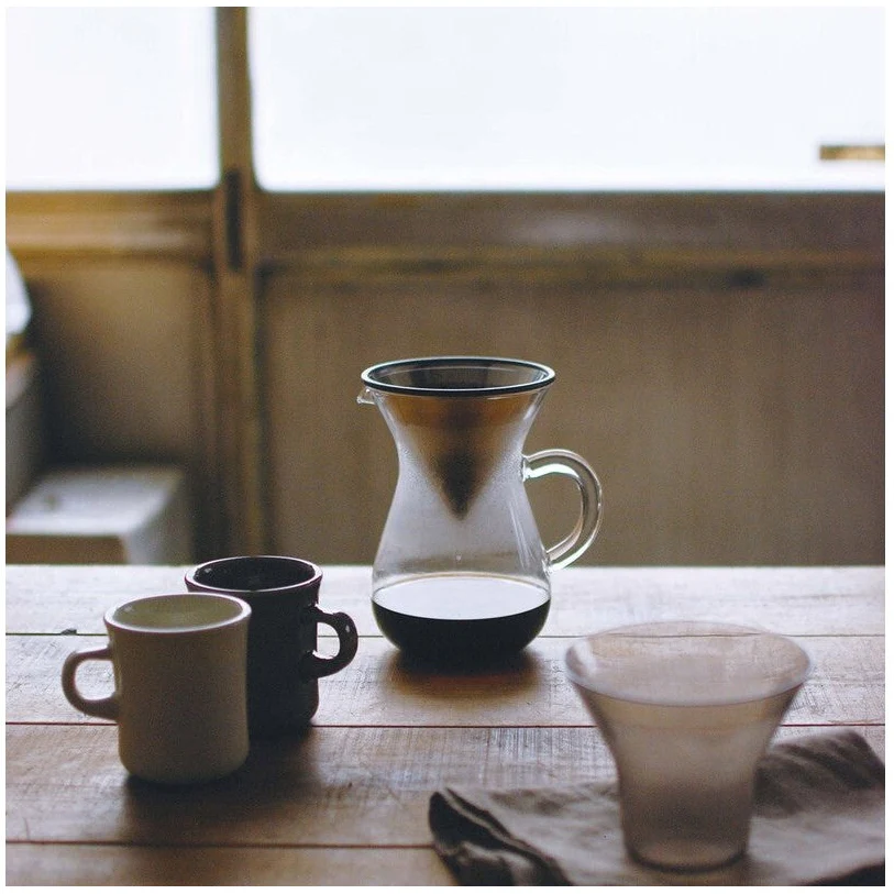 Kinto - SCS Coffee Carafe Brew Set - 300ml - Stainless Steel Filter - Image 3