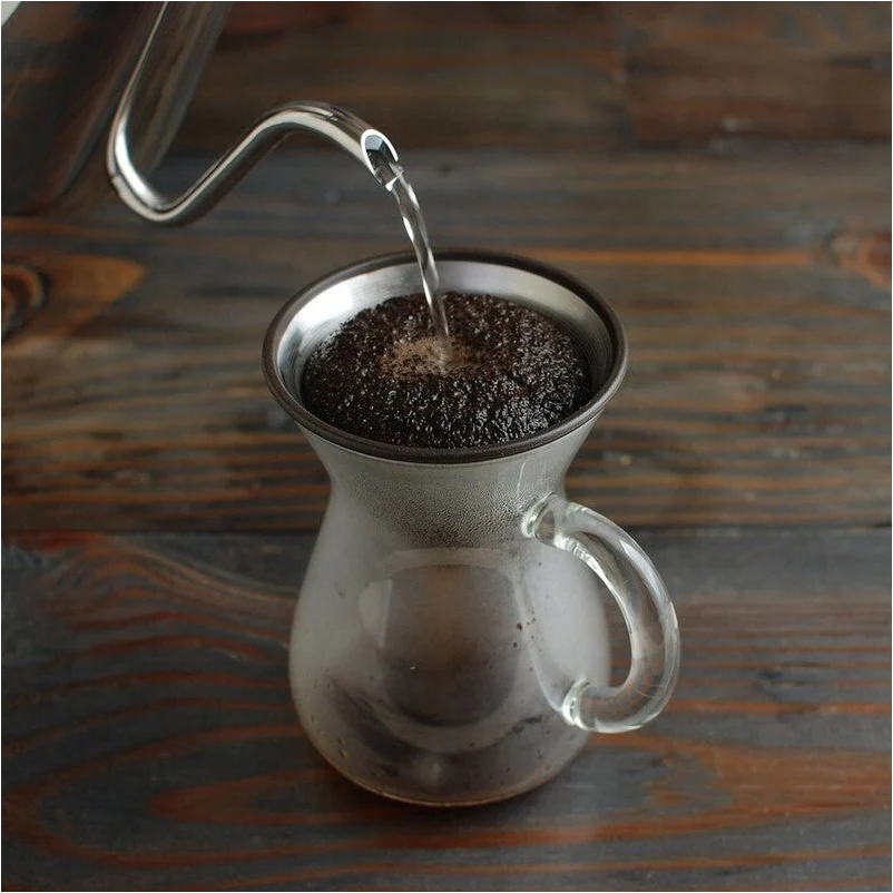 Kinto - SCS Coffee Carafe Brew Set - 300ml - Stainless Steel Filter - Image 4
