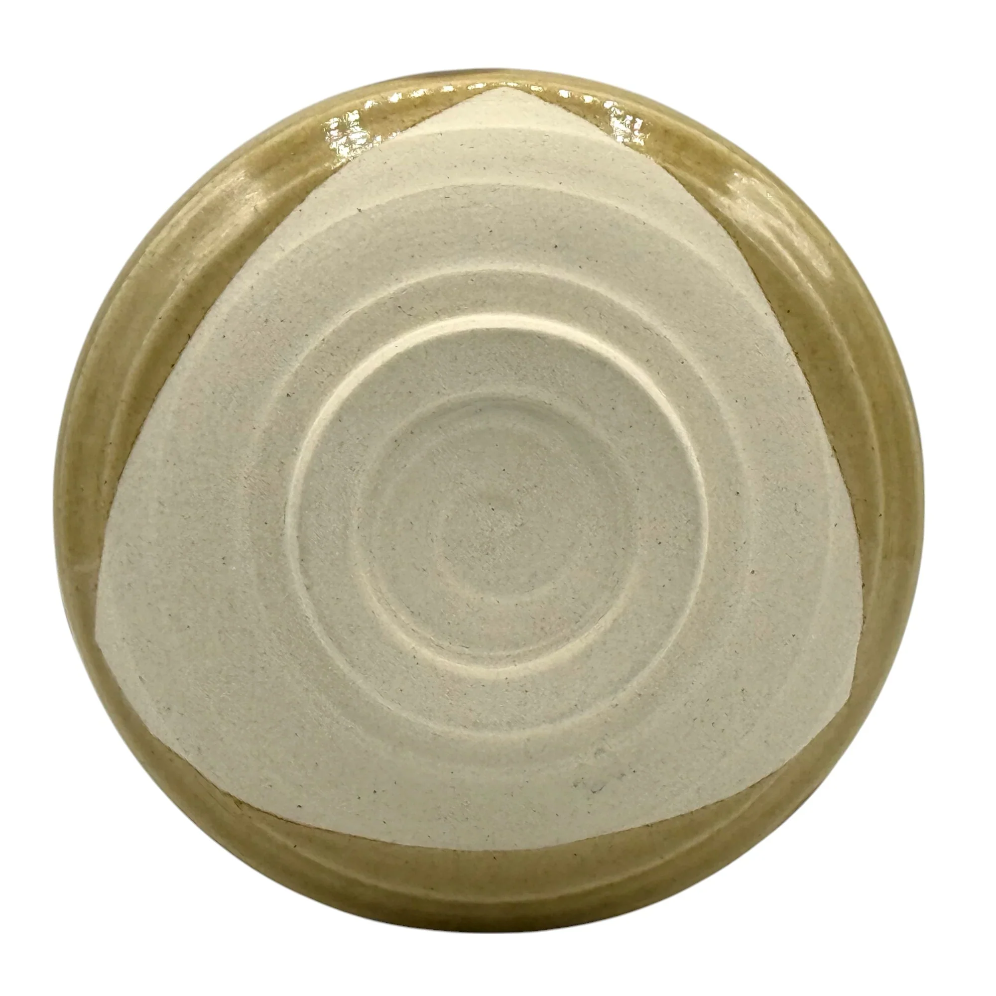 Kizeto Yellow Oribe Floral Matcha Bowl - Image 4
