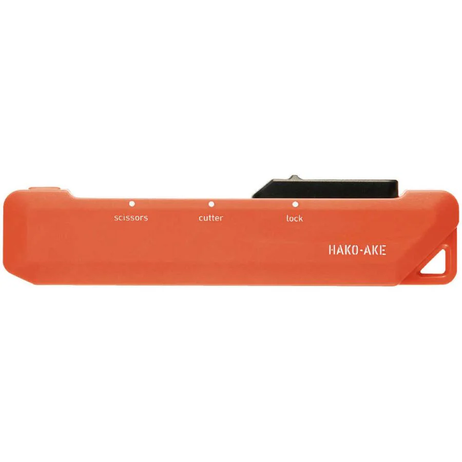 Kokuyo Hako-Ake 2Way Portable Cutter Scissor - Titanium Blade - Orange - Image 5