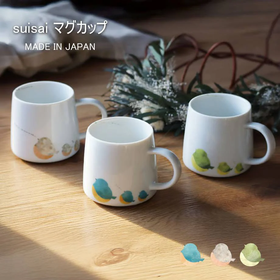 Komonono Kotori Suisai Mug 250ml - Image 4