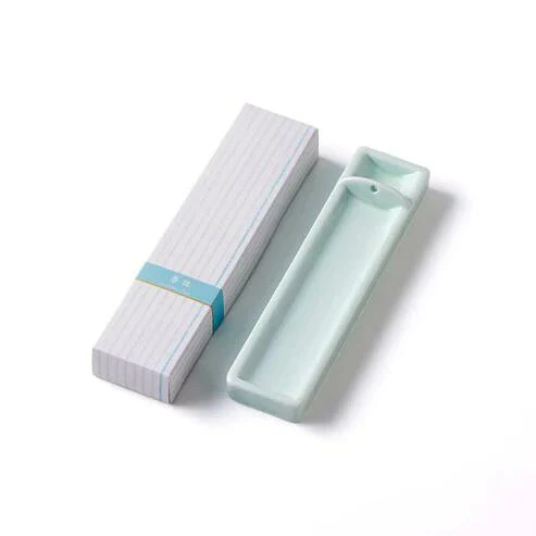 Kousaido Long Incense Holder – Seiji Celadon - Image 2