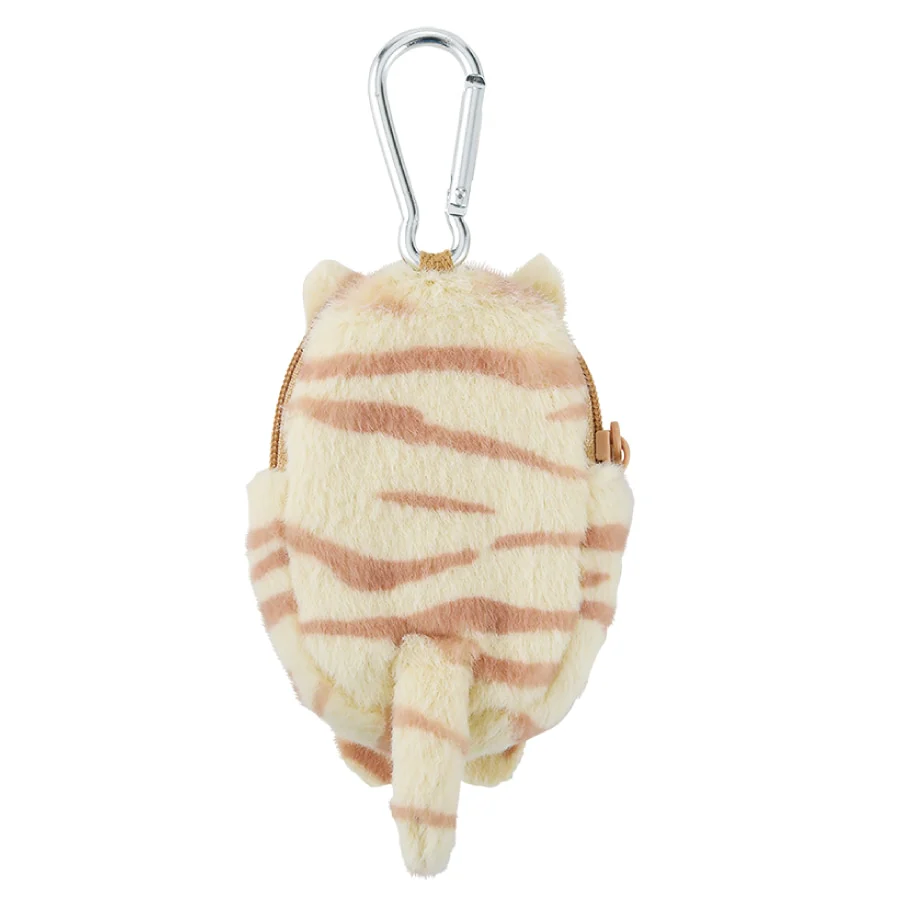 Kubinekko Animal Compact Mini Pouch - Tora Cat - Image 2