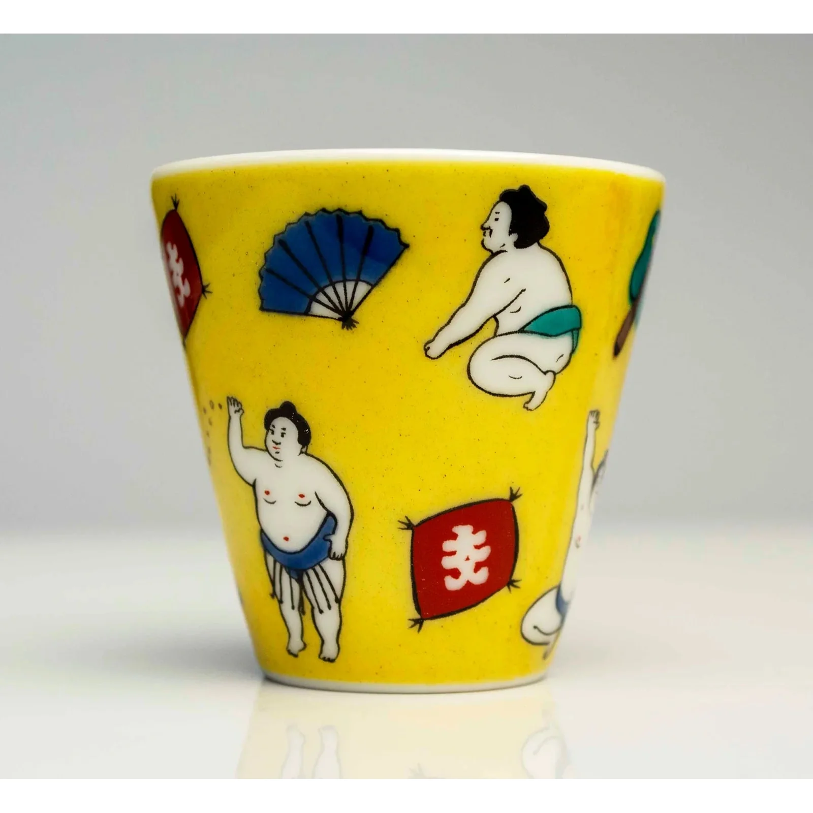 Kutani Engi Sake Cup - Sumo Wrestler - Image 2
