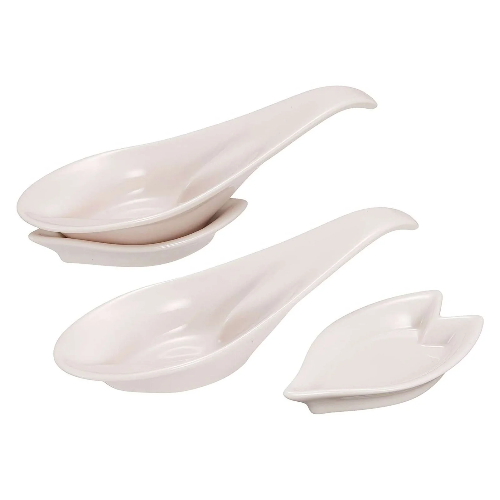 Kutani Hiracle Sakura Petal Renge Spoon & Petal Plate 2pcs Set - Image 3