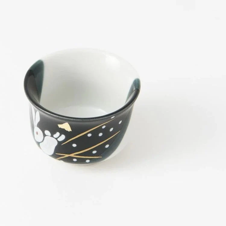 Kutani Rabbit Sake Cup & Tokkuri Decanter - Image 10