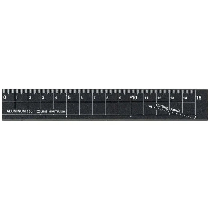 Kutsuwa Aluminium Ruler 15cm - Image 2