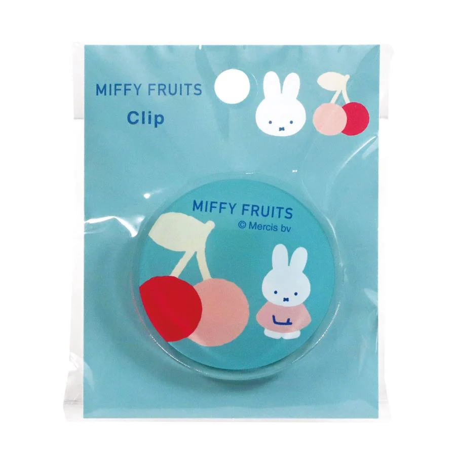 Kutsuwa Miffy Fruits Clip - Blue - Image 3