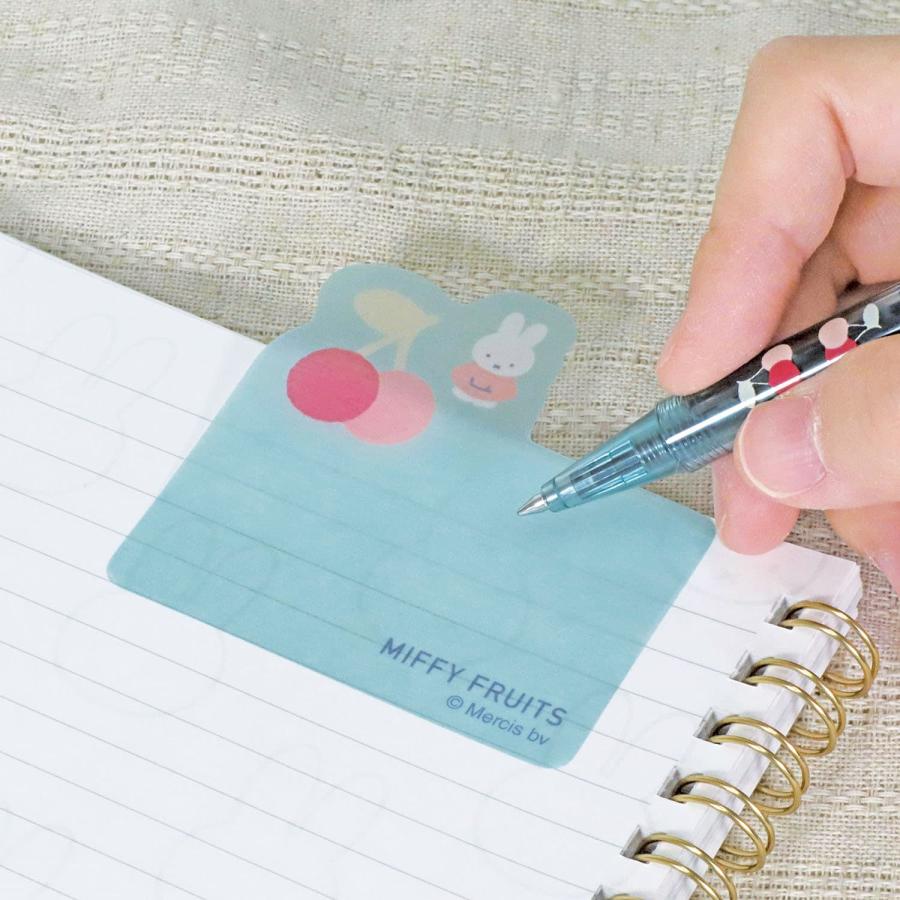 Kutsuwa Miffy Fruits Sticky Note - Blue - Image 3