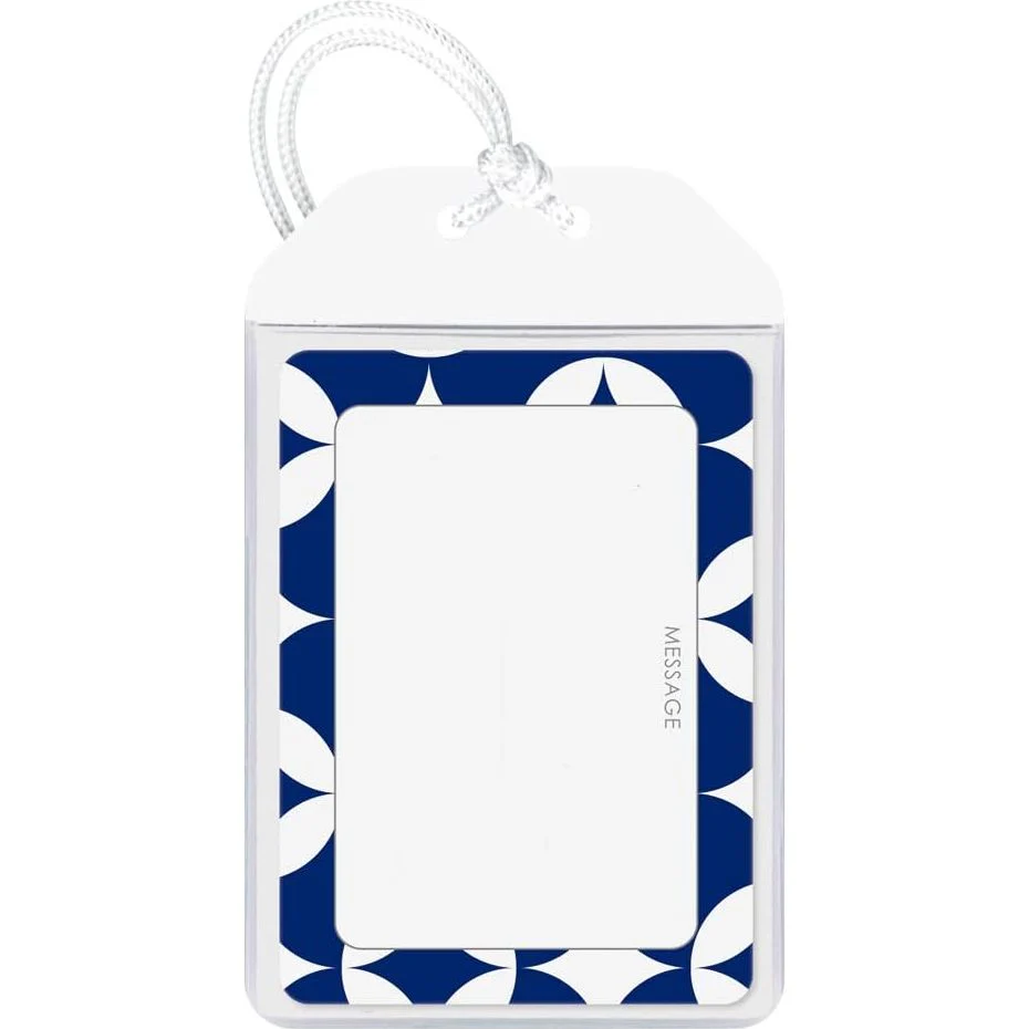 Kyoei Omamori Charm Name Card Holder - Blue Cloisonne - Image 2