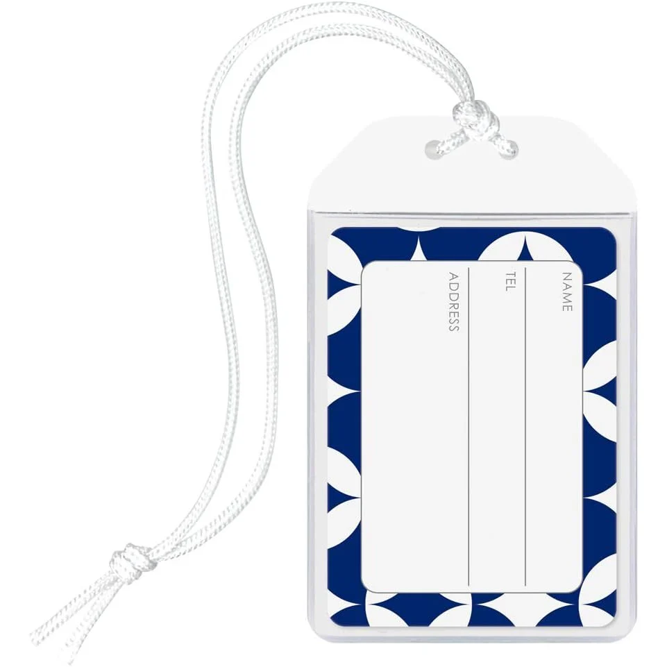 Kyoei Omamori Charm Name Card Holder - Blue Cloisonne - Image 3