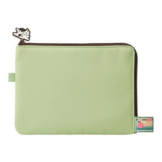 Lihit Lab Cat's Daily Routine Flat Card Pouch (L) - Image 3