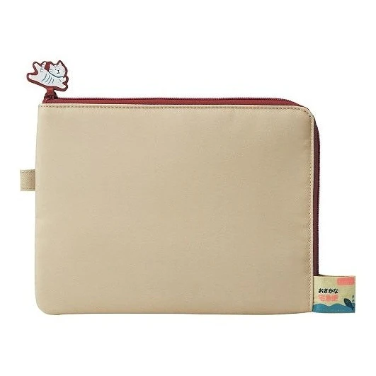Lihit Lab Cat's Daily Routine Flat Card Pouch (L) - Image 5
