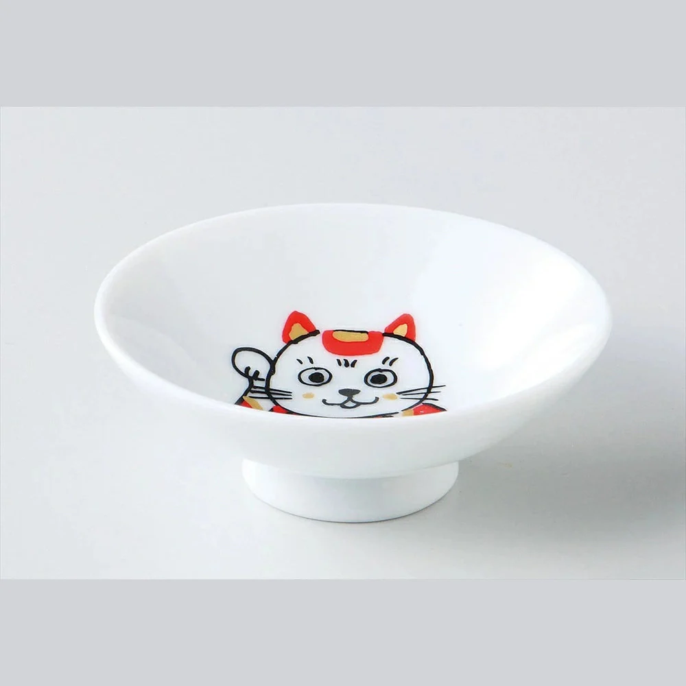 Maneki-neko Cat Sake Cup 5P Set - Image 2