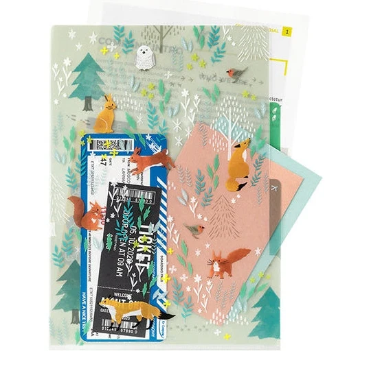 Midori 3-Pocket A4 File - Nordic Animals - Image 3
