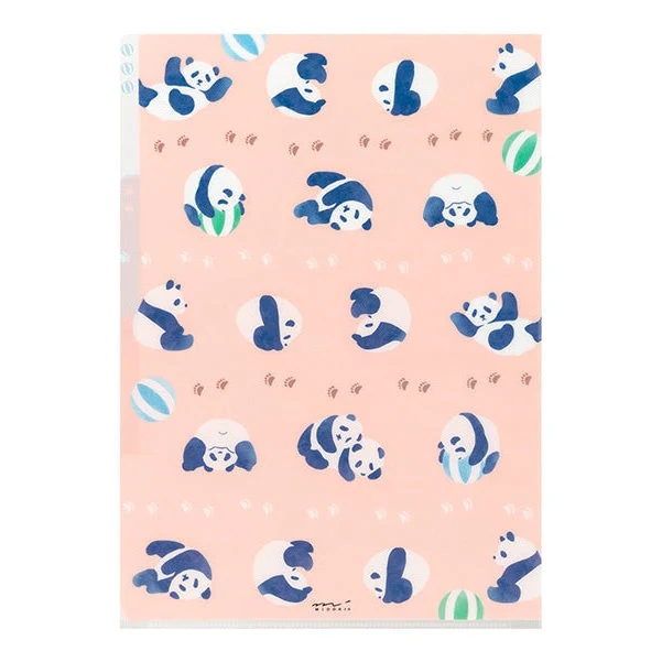 Midori 3-Pocket A4 File - Panda - Image 2