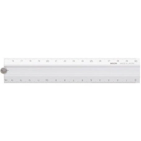Midori Aluminium Multi Ruler 30cm - Image 3