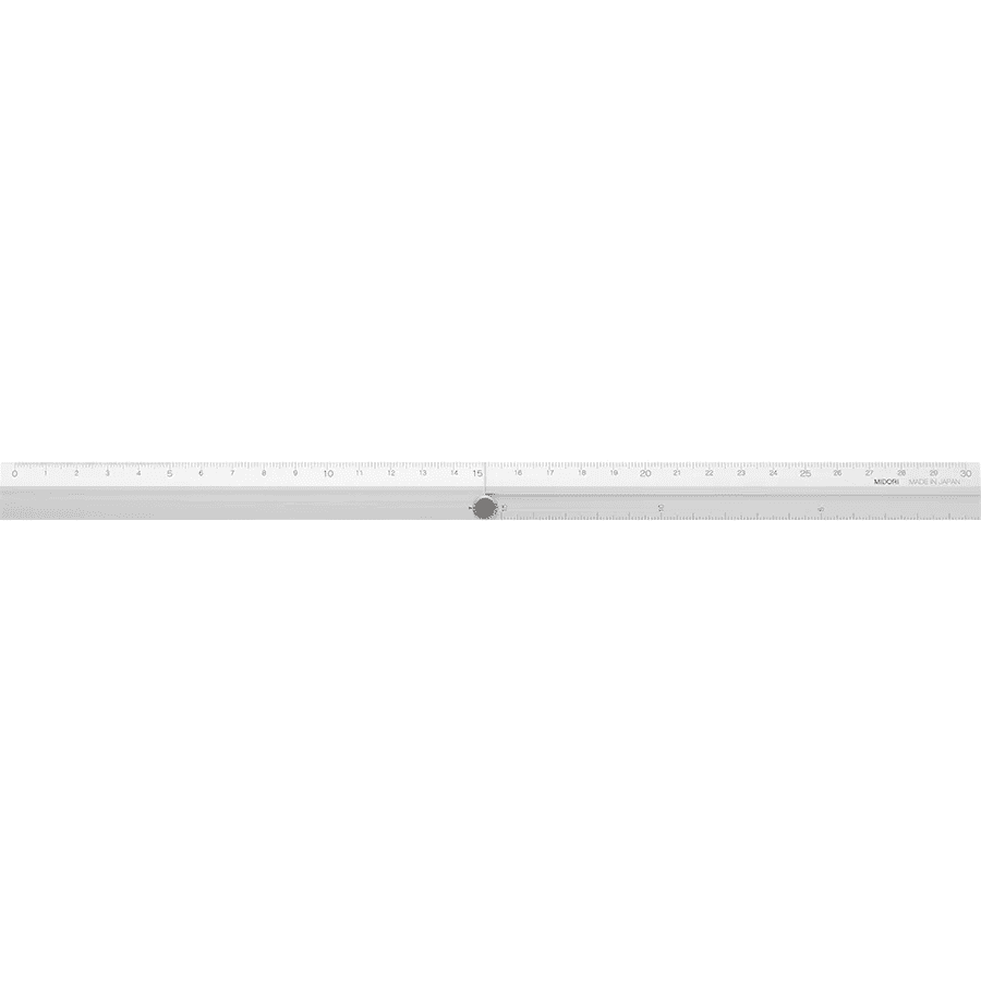 Midori Aluminium Multi Ruler 30cm - Image 5