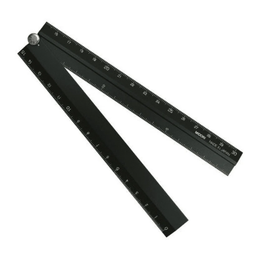 Midori Aluminium Multi Ruler 30cm - Image 9