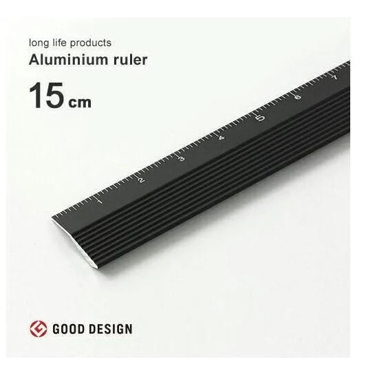 Midori Aluminium Ruler 15cm - Image 3