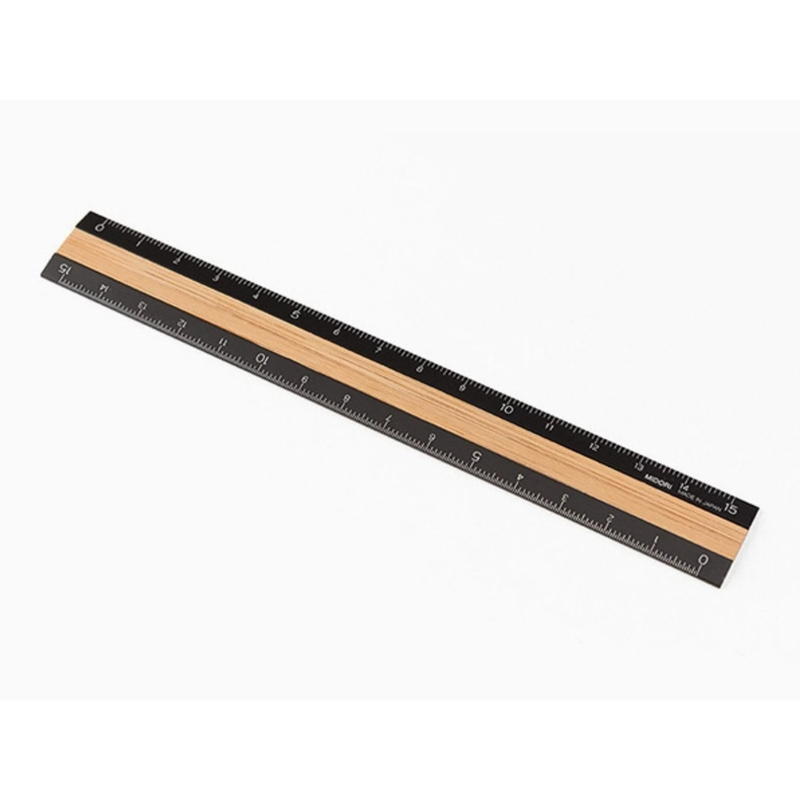Midori Aluminium & Wood Ruler 15cm - Image 10