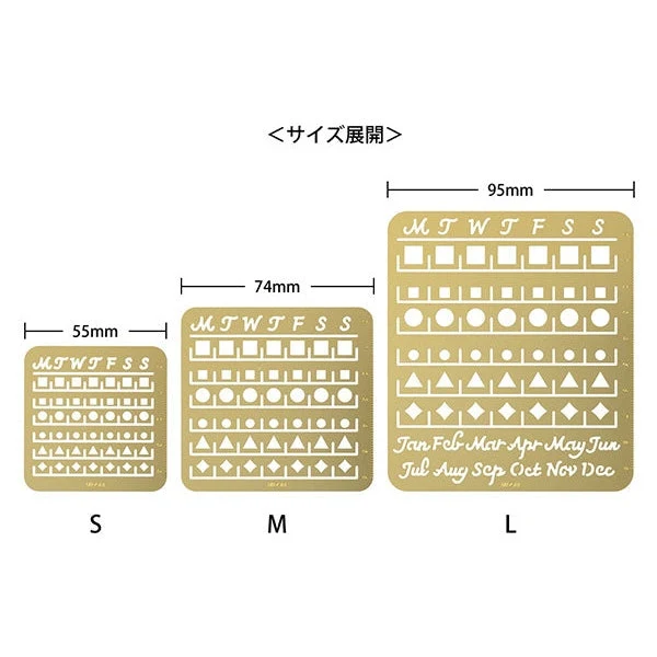 Midori Brass Calendar Template - L - Image 6