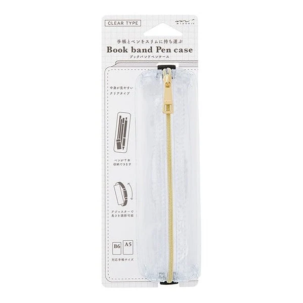 Midori Clear Book Band Pen Case - Image 7