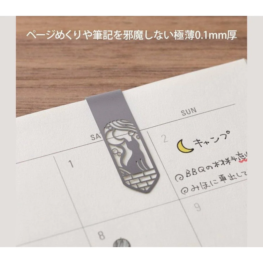 Midori Clip Bookmarker Cat - Image 2