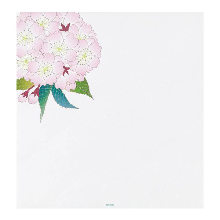 Midori Kami Letter Paper - Silk Sakura - Image 3