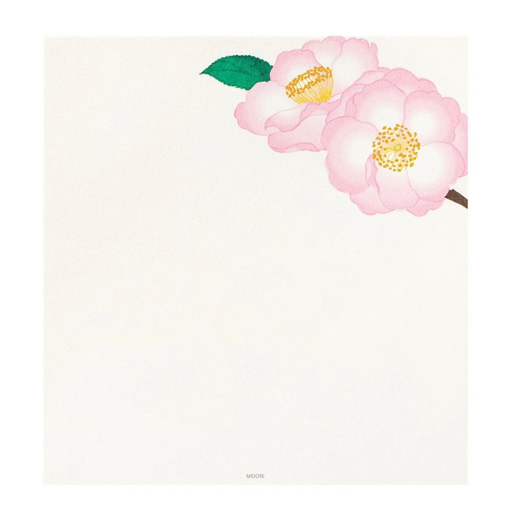 Midori Kami Letter Set Camellia - Image 4