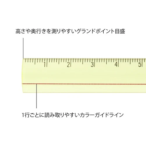 Midori Lens Ruler 15cm - Image 6