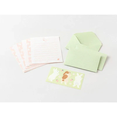Midori Message Letter Set - Rabbit - Image 5
