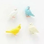 Midori Mini Magnet Bird 4pc - Image 2