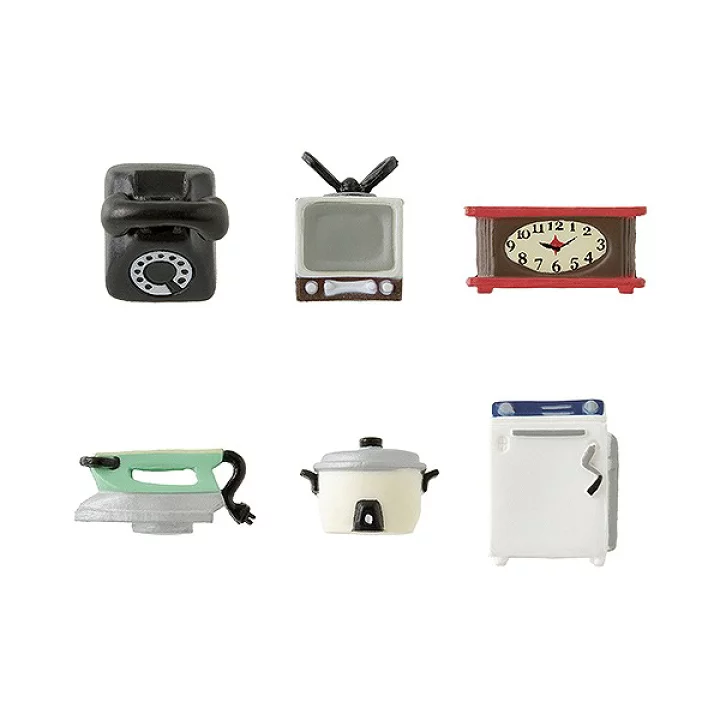 Midori Miniature Magnet 6pcs - Retro Appliances - Image 2