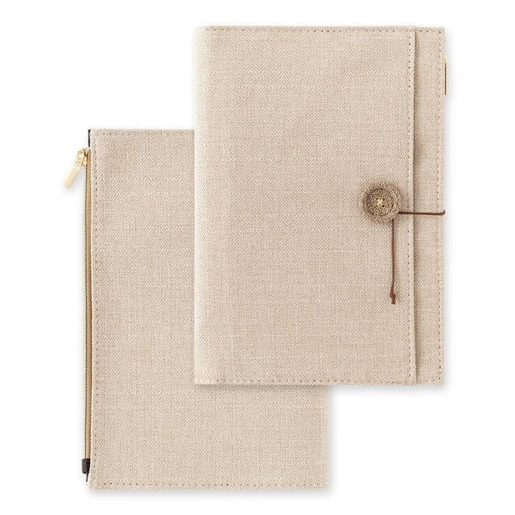 Midori Yuru Log Cloth Cover - B6 - Image 2
