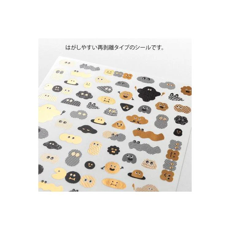 Midori Yuru Log Decoration Sticker - Mini Monster - Image 3