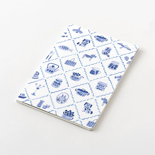 Midori Yuru Log Notebook My Life B6 Blue Nordic - Image 3