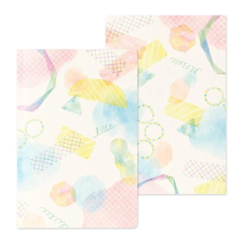 Midori Yuru Log Notebook Water Colour B6 Dot Grid 5mm - Image 2