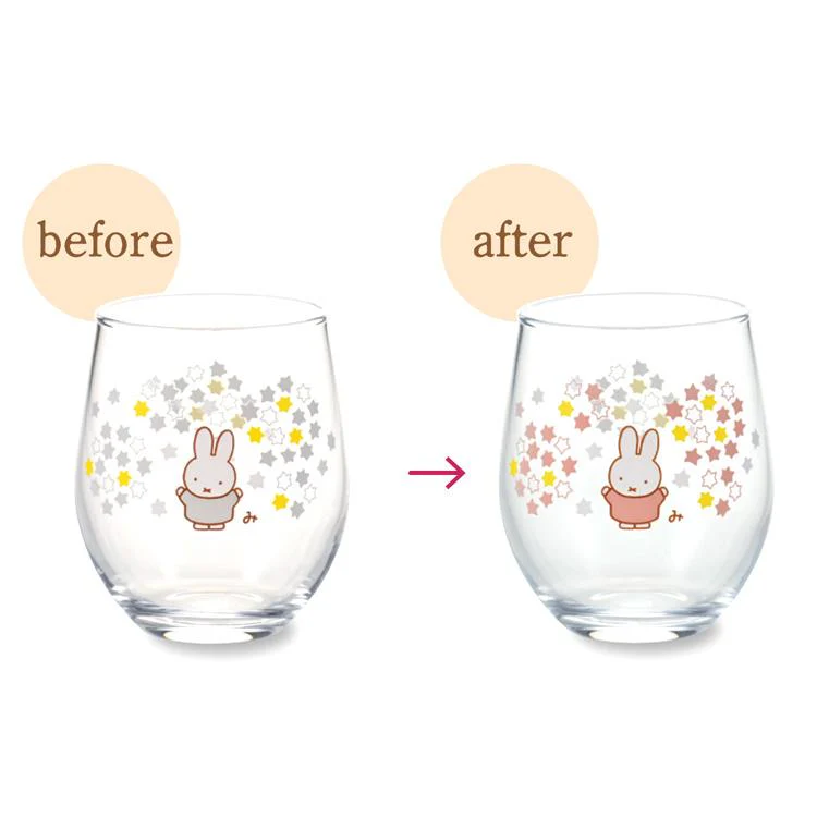 Miffy Color Changing Glass Tumbler - Star - Image 2