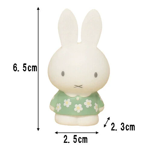 Miffy Figurine Finger Puppet  - Green Dress Miffy - Image 2