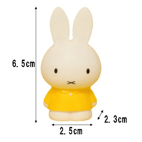 Miffy Figurine Finger Puppet  - Yellow Dress Miffy - Image 2