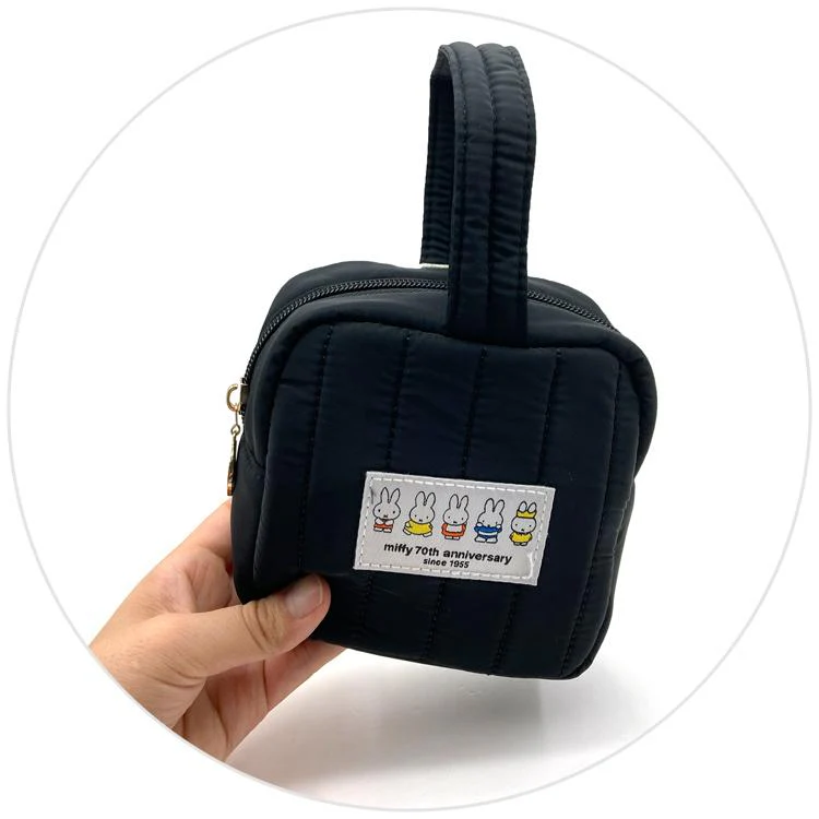 Miffy Square Pouch - 70th Anniversary Edition - Black - Image 4