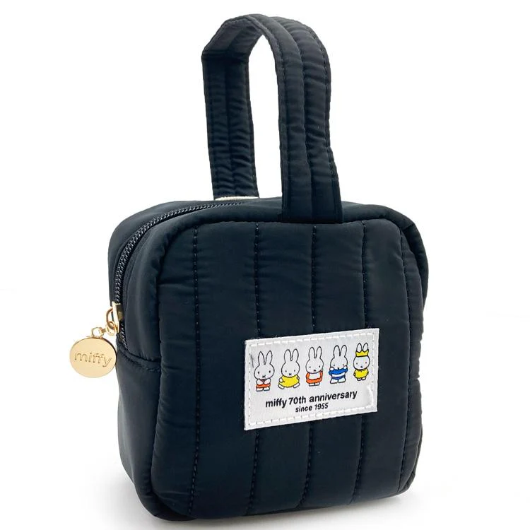 Miffy Square Pouch - 70th Anniversary Edition - Black - Image 5