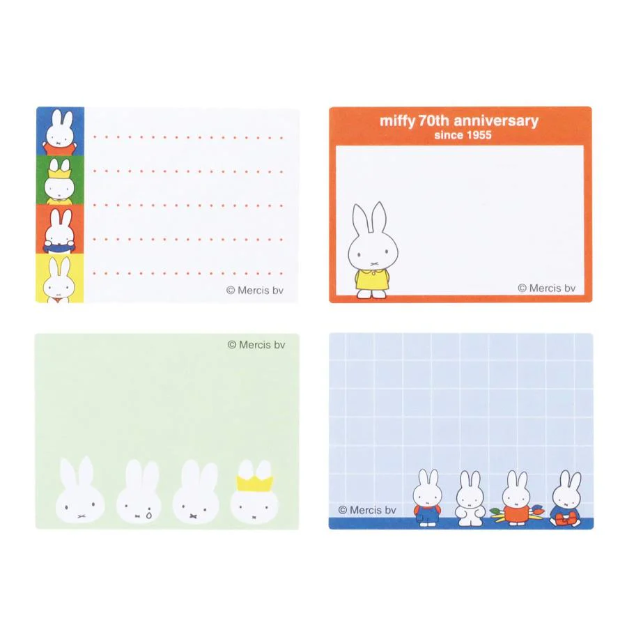 Miffy Sticky Note - 70th Anniversary Edition - Green - Image 2