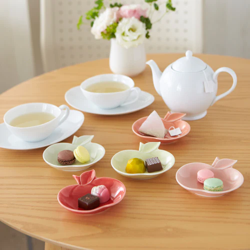 Miyama Apple Plate 5P Set - Image 2