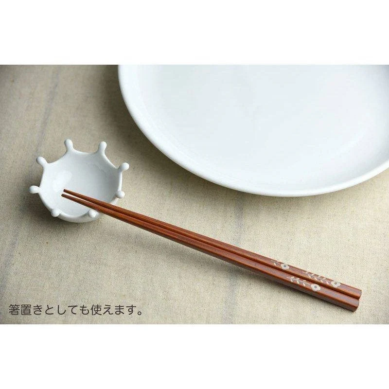 Miyama Amuse Milk Crown Drop Mini Dish 7.5D - Image 4