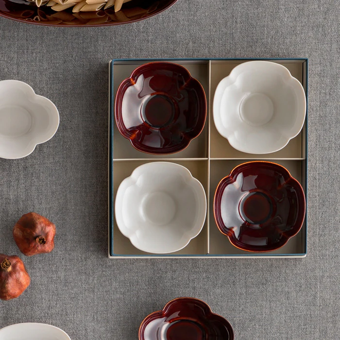 Miyama Mokko Small Dish 4P Set - Image 4