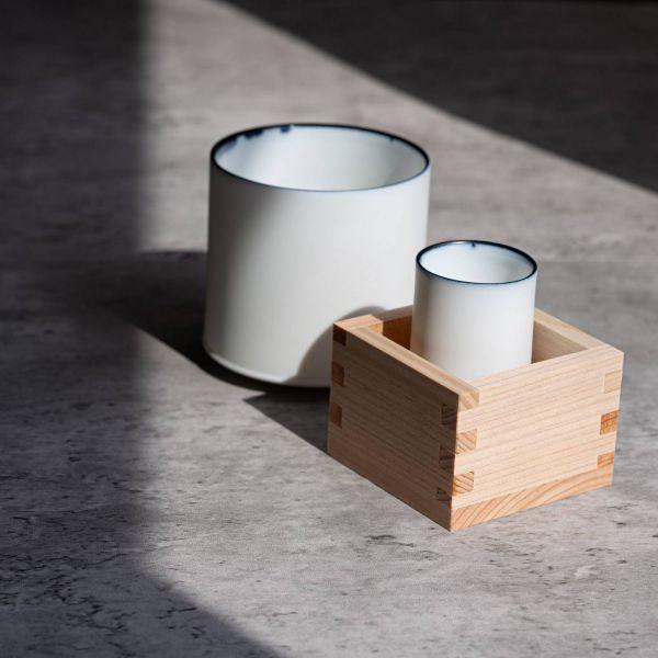 Miyama Sake Cup & Wood Masu Set - Image 4
