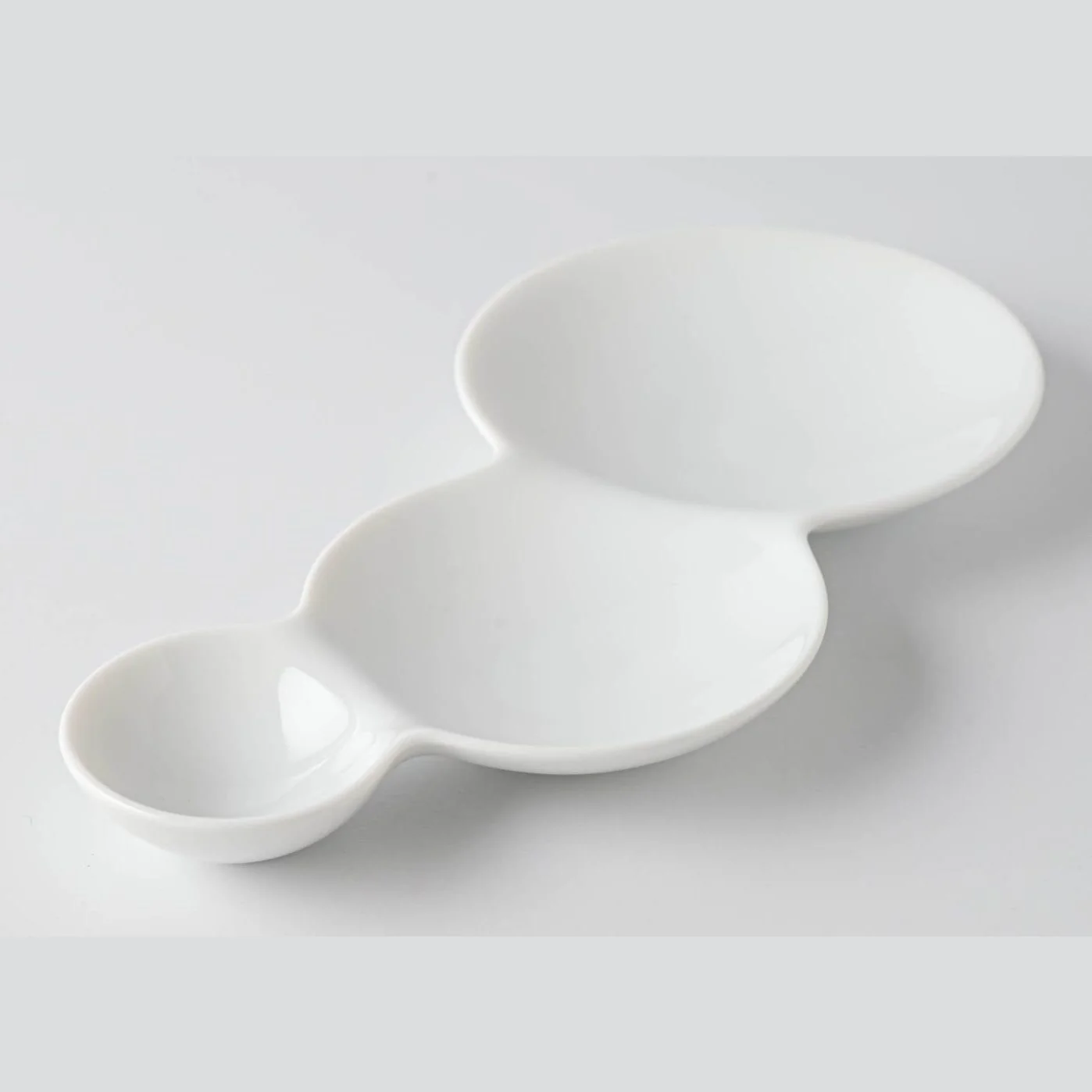 Miyama Savone Divided Plate Gift Set 3P - White - Image 8