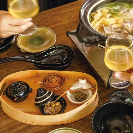 Nagatanien Chibi White Donabe Seasoning Pot - Image 7